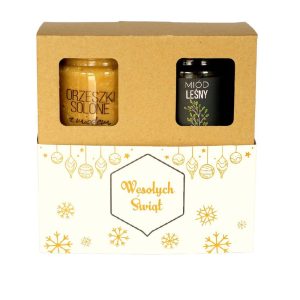 Świąteczne zdrowie - zestaw 4 miodów i łakoci